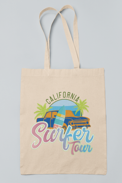 【度假系列】厚磅多用途環保帆布袋/ 加州海灘