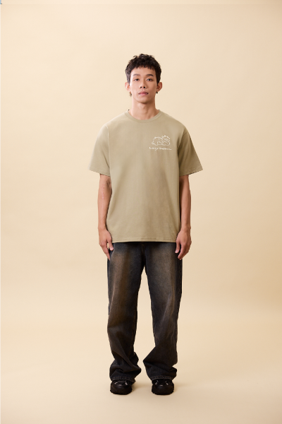 【現貨】限定款懶鹿T 發呆綠