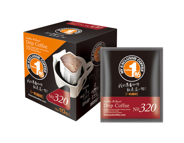 特價｜有效日期20260718｜一帖咖啡｜No.320風味濾掛式禮盒 (12克X10包/盒)