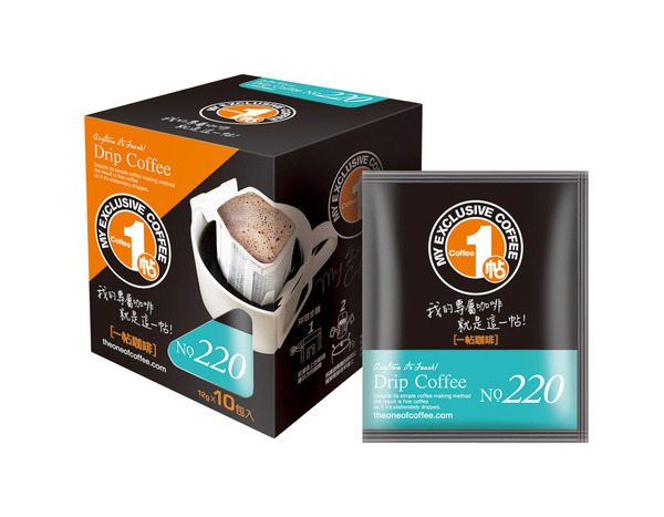 有效日期20260926｜一帖咖啡｜No.220風味濾掛式禮盒 (12克X10包/盒)