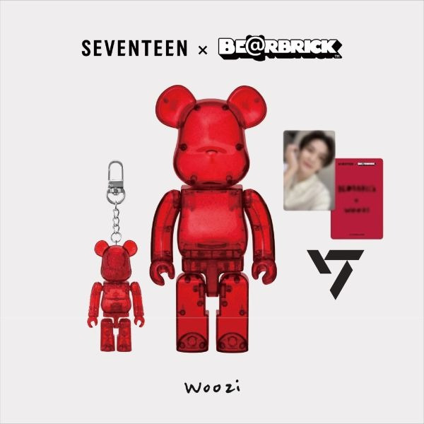 代購BE@RBRICK X SEVENTEEN 庫柏力克熊李知勳WOOZI 100%&400% 玩具將軍