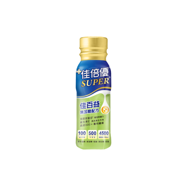 【佳倍優】SUPER 佳百益 無糖 237ml 24罐/箱