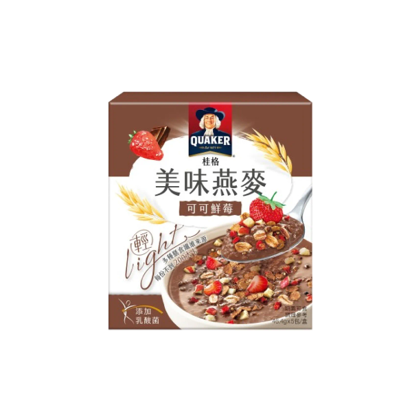 【桂格】美味燕麥可可鮮莓 46.4g*5入 /盒
