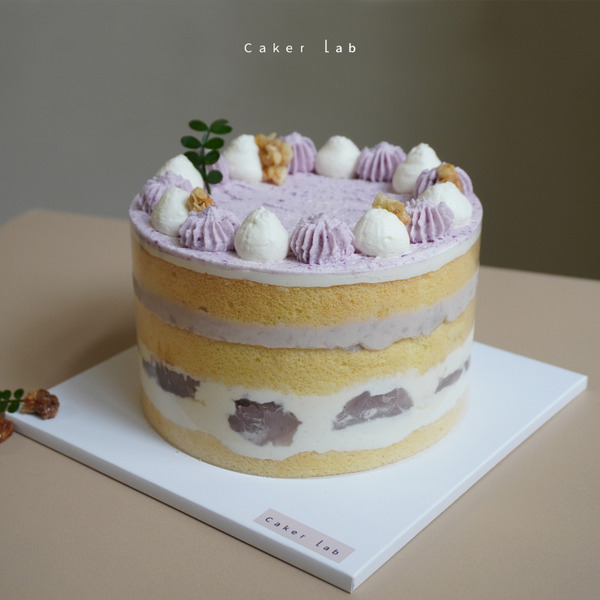 微光輕甜裸蛋糕｜芋頭