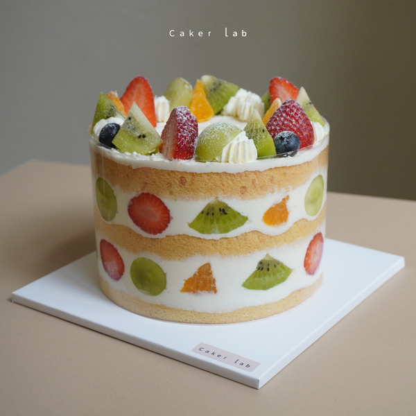 微光輕甜裸蛋糕｜水果