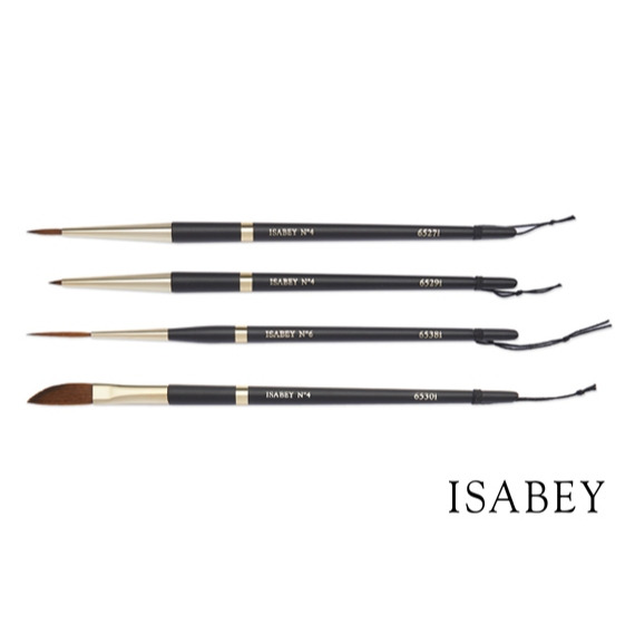 伊莎貝伊莎金仿西伯利亞貂毫水彩刀型筆 / 6530i