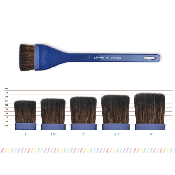 永利黑貂水彩排刷129