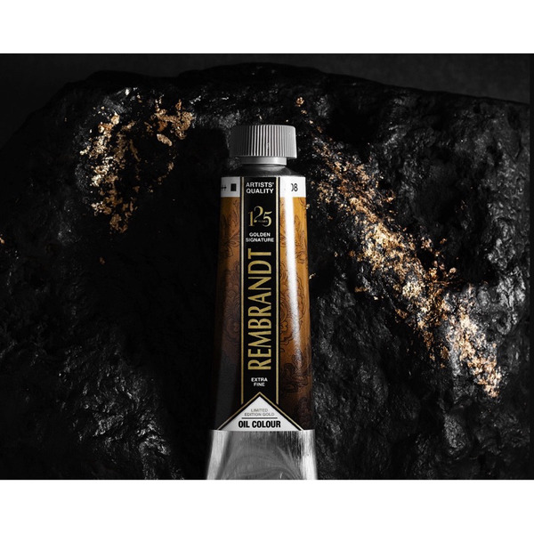 林布蘭 REMBRANDT125周年 限量版 金色油畫顏料送擠壓器