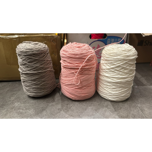 專屬賣場8股牛奶棉毛線3捆