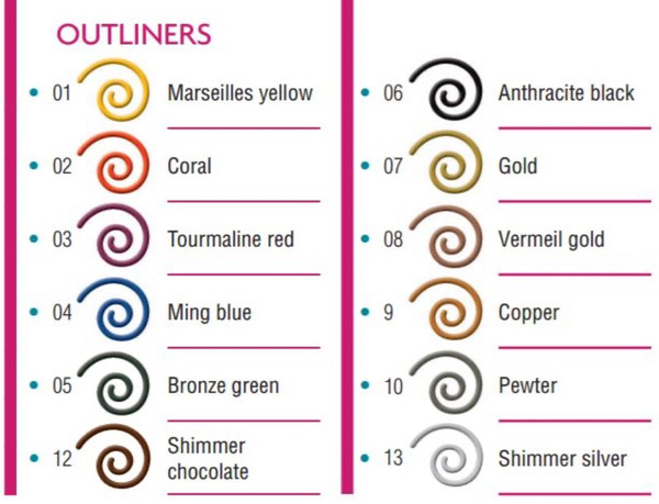 PEBEO貝比歐低溫烤乾陶瓷勾邊筆(10色)