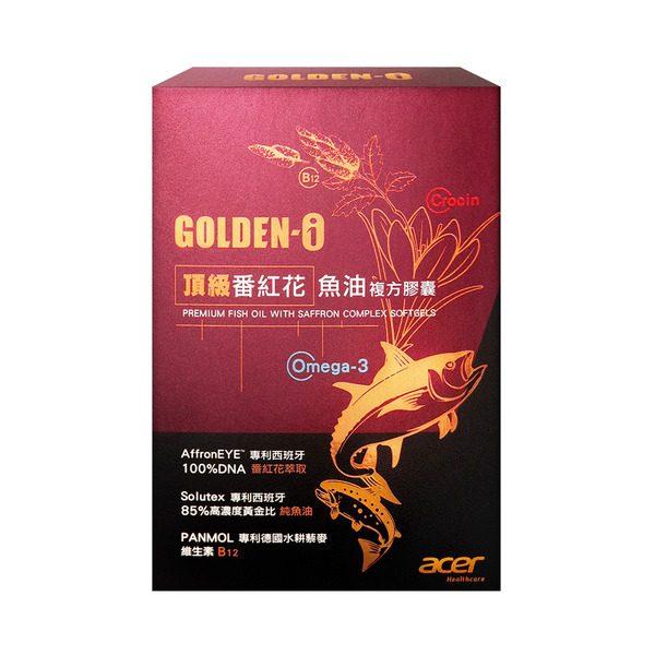 【宏碁健康】頂級番紅花魚油複方膠囊1入 (60粒/瓶x1)