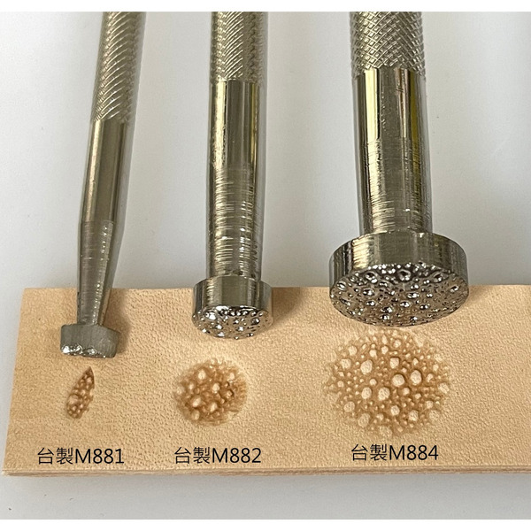 【台製印花工具M881、M882、M884】皮雕背景工具《葉明福皮革創作工房》
