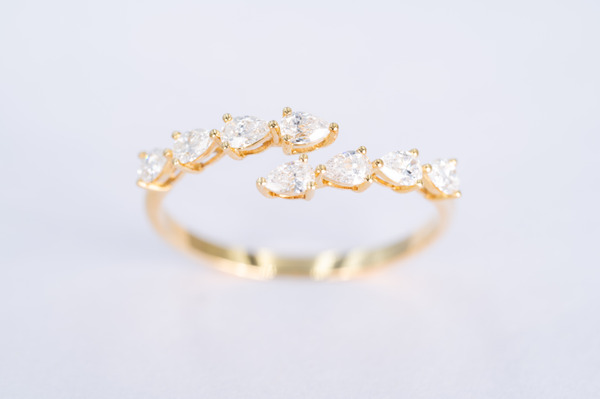 960485 華麗雙開口戒