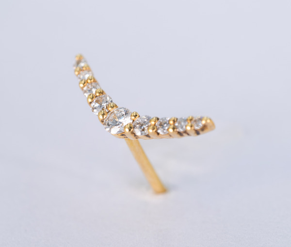 504085 迴力鏢單邊耳環