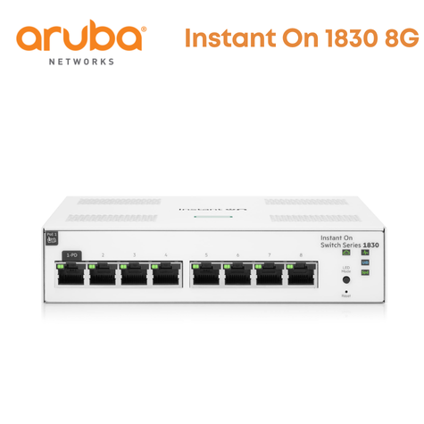 Aruba Instant On 1830 8G Switch 8埠網路交換器(JL810A)