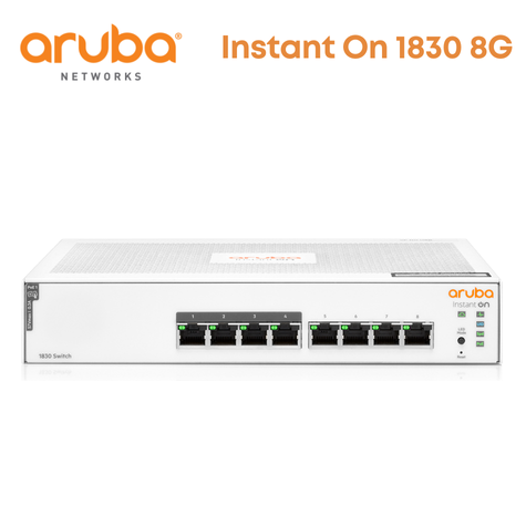 Aruba Instant On 1830 8G 65W Switch 8埠網路交換器(JL811A)