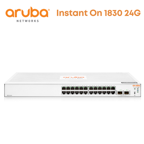 Aruba Instant On 1830 24G 2SFP 195W Switch 24埠網路交換器(JL813A)