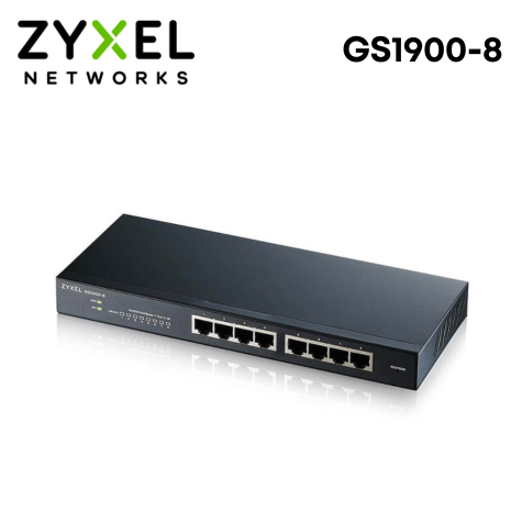 ZyXEL 合勤 GS1900-8(Rev.B1) 8埠GbE 智慧型網管交換器