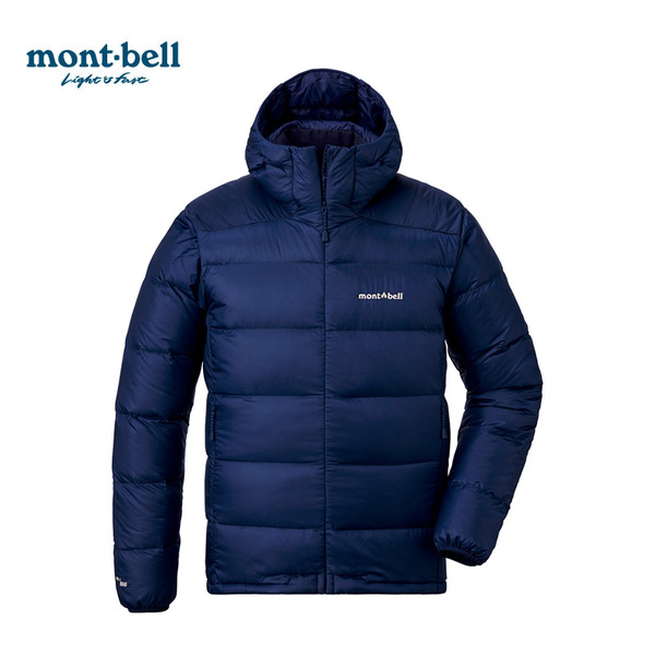 【Montbell】Light Alpine 800FP 連帽羽絨外套 男 靛藍 1101606-IND