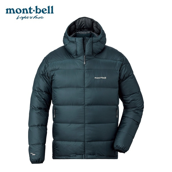 【Montbell】Light Alpine 800FP 連帽羽絨外套 男 鋼鐵藍 1101606-STBL