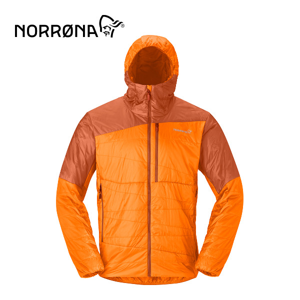【Norrona】falketind thermo40 連帽化纖外套 男 青春橙 1814-24-1003