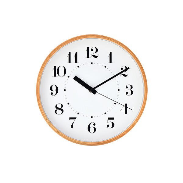 【日本霜山】北歐風靜音掛鐘/時鐘/掛牆鐘-25cm