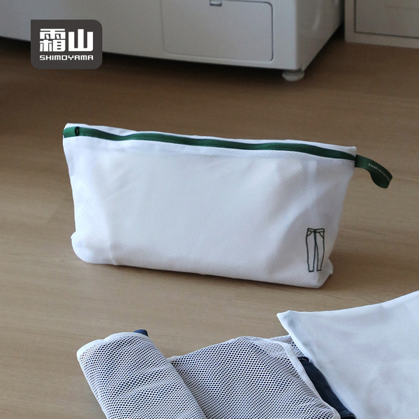 【日本霜山】長形衣物收納/洗衣袋/長褲洗護袋(42x19.5cm)