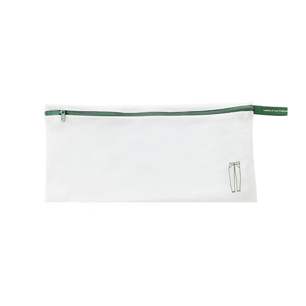 【日本霜山】長形衣物收納/洗衣袋/長褲洗護袋(42x19.5cm)