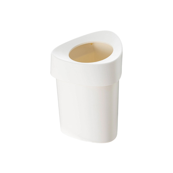 【日本霜山】簡約風三角形轉角垃圾桶(附垃圾袋30張)-5L-多色可選