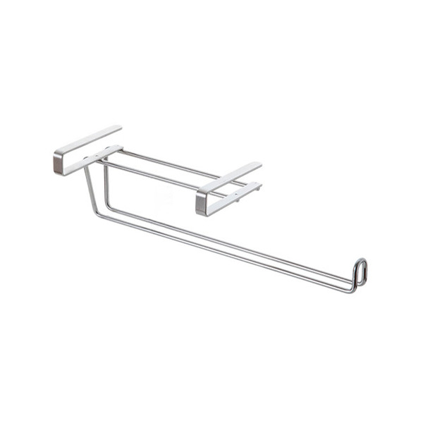 【日本霜山】304不鏽鋼多用途收納掛架/廚房紙巾架