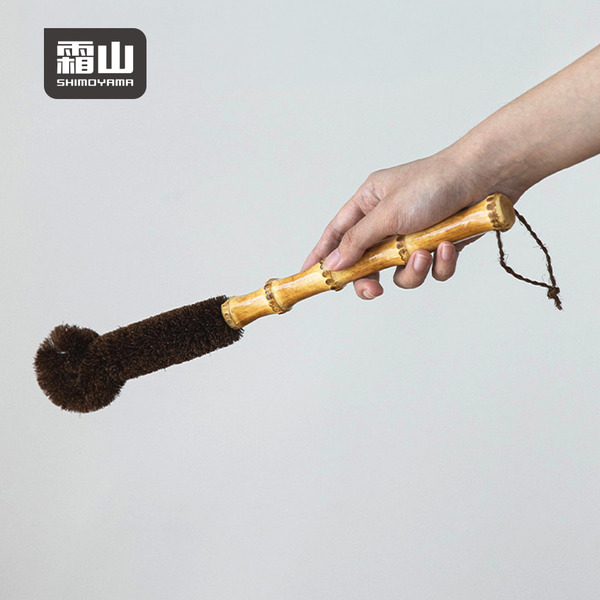 【日本霜山】竹柄山棕杯刷/瓶刷