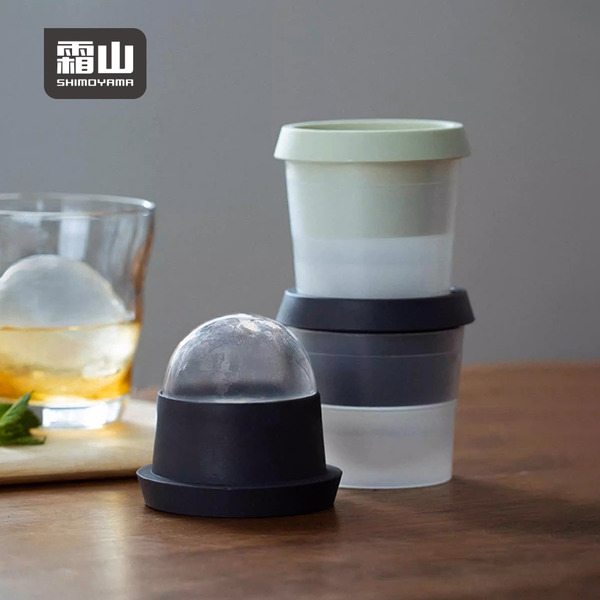 【日本霜山】球型矽膠製冰盒-多色可選