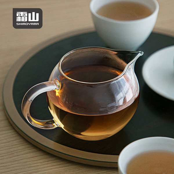 【日本霜山】耐熱玻璃茶壺/牛奶壺-330ml