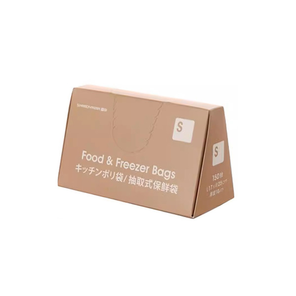 【日本霜山】抽取式PE食物保鮮袋(150入/包)x3包組-S