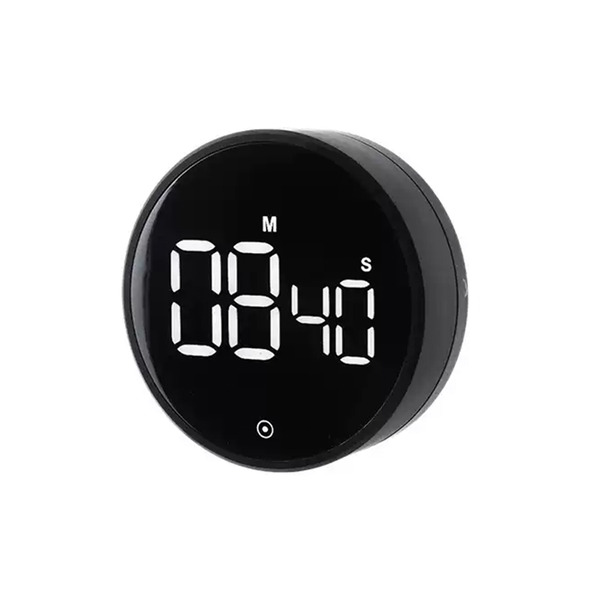 【日本霜山】桌立壁掛磁吸旋轉定時計時器(大螢幕/音量可調節)-多色可選