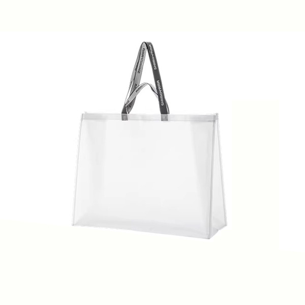 【日本霜山】極簡風側背手提兩用防水摺疊購物袋-66L