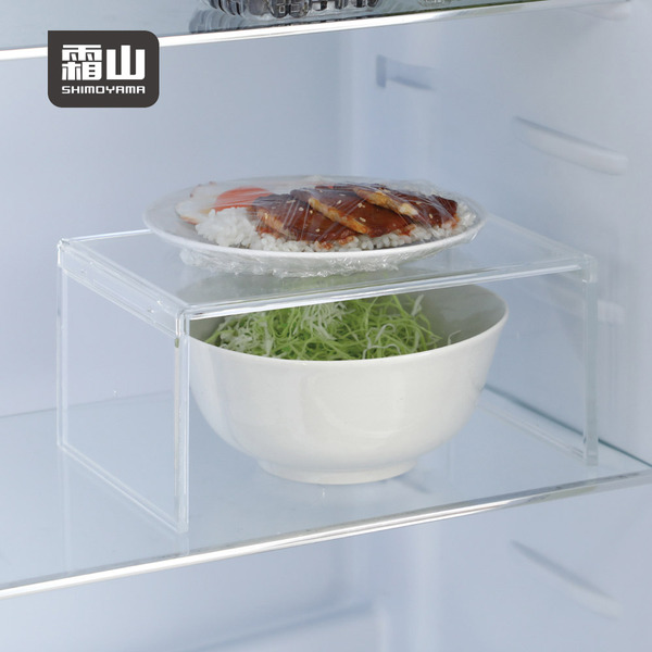 【日本霜山】透明ㄇ型置物/分層收納架