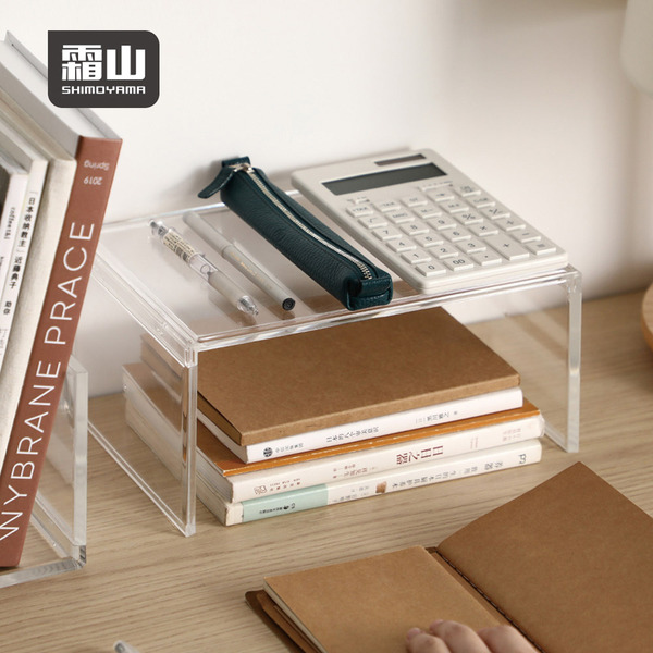 【日本霜山】透明ㄇ型置物/分層收納架