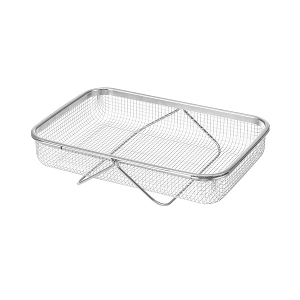 【日本霜山】304不鏽鋼水槽用伸縮式蔬果/餐具瀝水籃-大