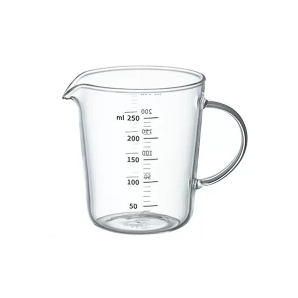 【日本霜山】可微波耐熱玻璃量杯(附刻度)-250ml