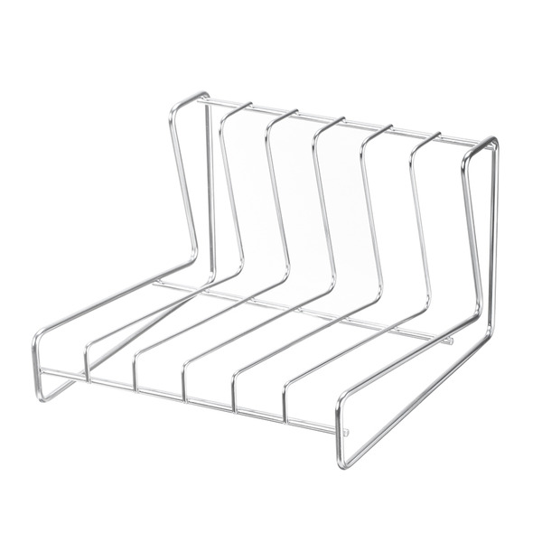 【日本霜山】304不鏽鋼餐盤瀝水收納架(6分隔)