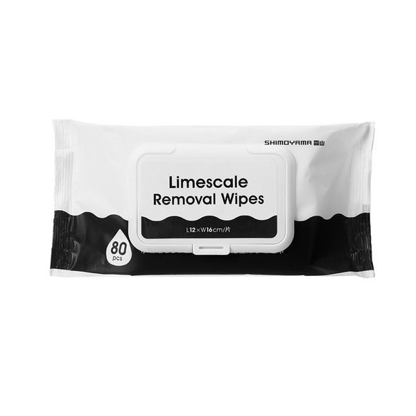 【日本霜山】浴室清潔用除水垢去皂垢濕紙巾(80抽)-3包組