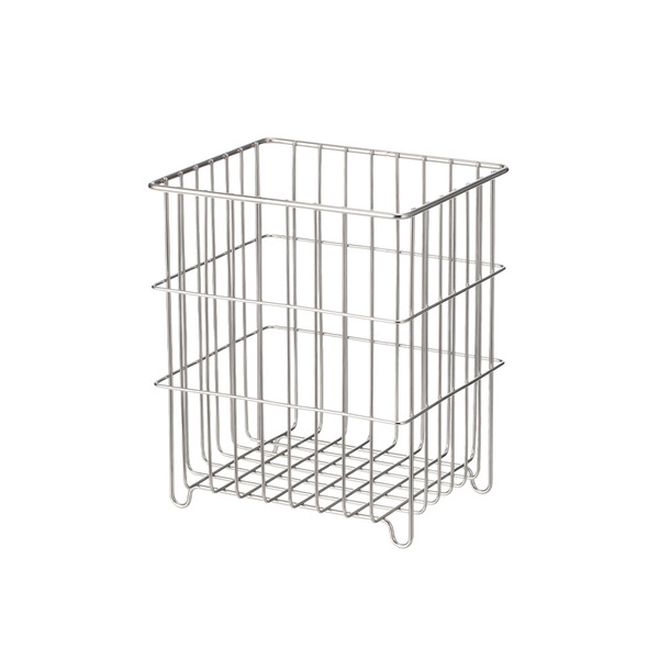 【日本霜山】復古風304不鏽鋼置物收納籃(小款)