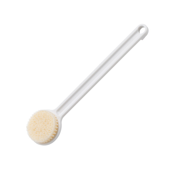 【日本霜山】長柄軟毛沐浴刷/搓澡刷背去角質刷