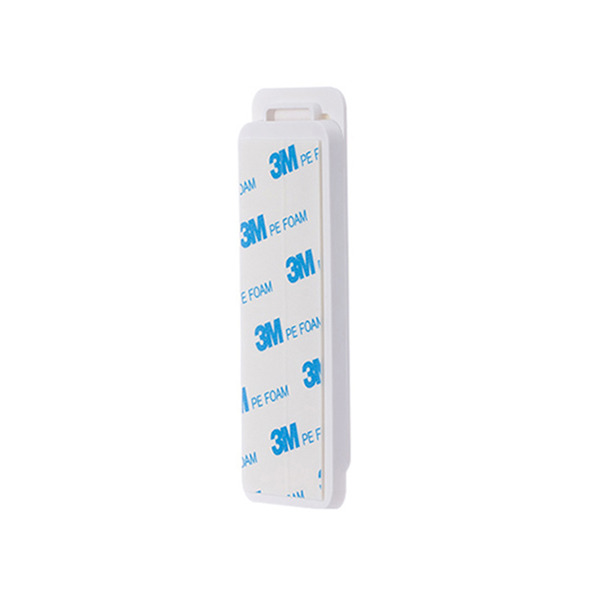 【日本霜山】免鑽釘插槽式電源排插/延長線固定架-3入