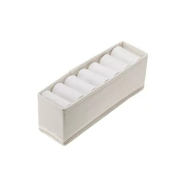 【日本霜山】布質衣櫃抽屜用衣物分類收納盒(9cm面寬)-3入-多款可選