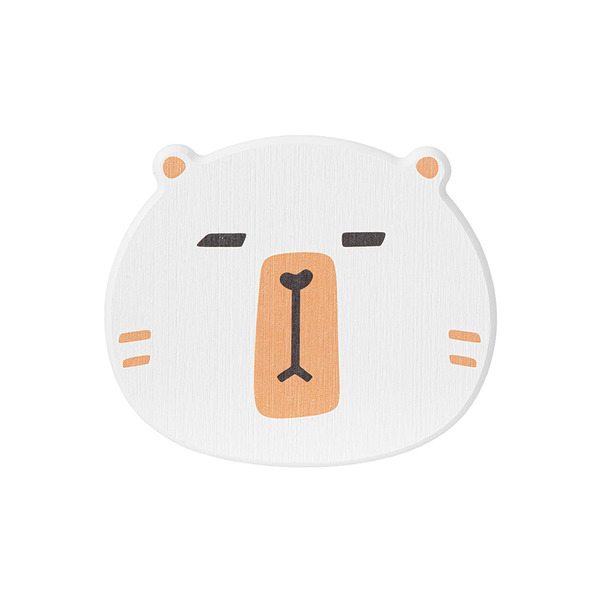 【日本霜山】動物造型吸水珪藻土杯墊/瀝水墊-3入-多色可選