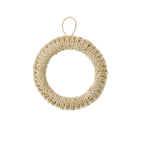 【日本霜山】日式手工草編隔熱鍋墊-小