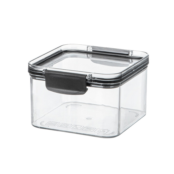 【日本霜山】PET方形密封保鮮收納盒-460ml-3入