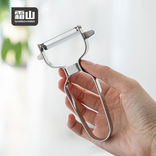 【日本霜山】不鏽鋼鋸齒削皮刀